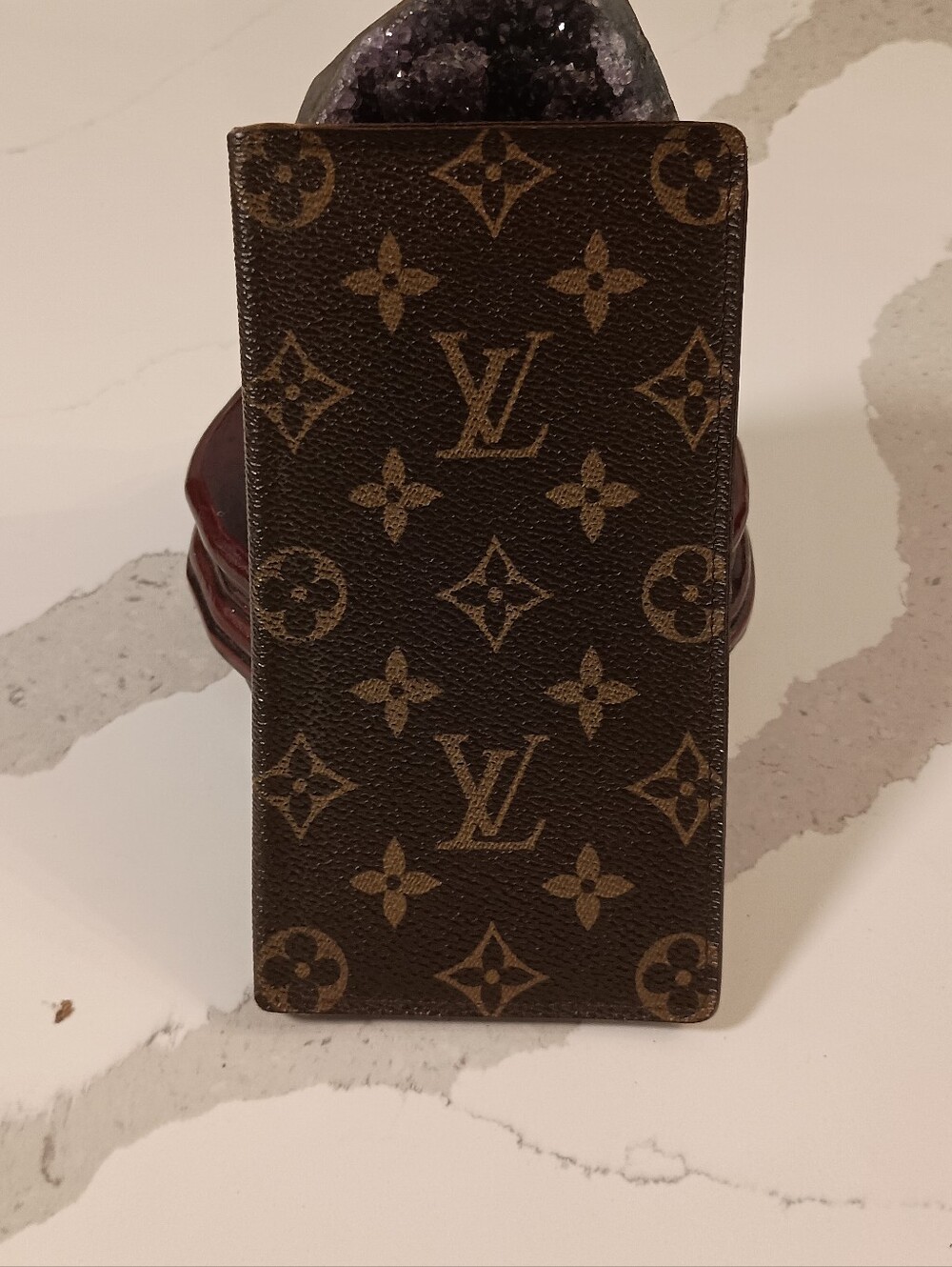 Authentic Louis Vuitton Monogram Canvas Long Billfold Wallet Checkbook/Card Hold